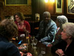 after the show - in a pub